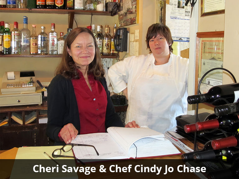 Cheri Savage & Chef Cindy Jo Chase
